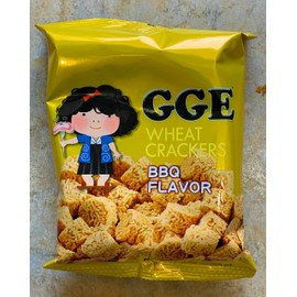 GGE Japanese Ramen Wheat Crackers (BBQ Flavor) - Pack of 5