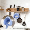 LeLehome Foldable Flour Funnel for Kitchen Aid Mixer, Silicone Powder