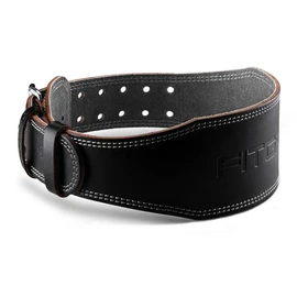 Fitgriff 남녀용 클래식 웨이트 팅 벨트(100% 가죽) - 스쿼트, 데드 트, 허리 지지대용 벨트 Fitgriff Unisex Classic Weightlifting Belt (100% Leather) - for Squats, Deadlifts, and Waist Support [Black (4 inch)]
