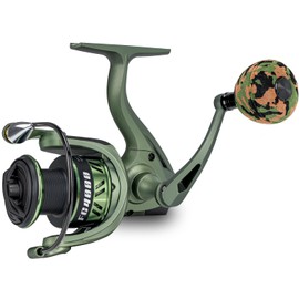 THKFISH Spinning Fishing Reels,Lightweight 5+1BB Stainless BB Fishing Reel Powerful Frosted Metal Body Graphite Frame,5.1:1 Gear Ratio for Inshore Boat Rock Freshwater Saltwater Fishing