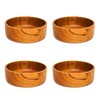 Rainforest Bowls Set of 4 7" Large Straight Side Javanese