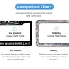Not All Who Wander are Lost License Plate Frame Mountains