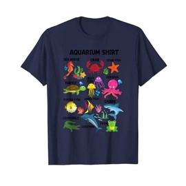 Aquarium Shirt Sea Life Animals A Day At The Aquarium Party T-Shirt