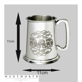 DAD Pewter Tankard (with Engraving)