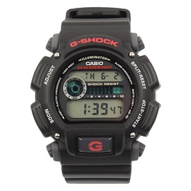 Casio G-Shock Men's Watch Dial Black Dial Resin Band Watch, DW-9052-1VDR, Black, Quartz Watch,Chronograph,Digital,Quartz Movement
