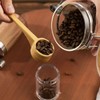 Yangbaga Glass Coffee Sugar Containers with Shelf, 3 x 45