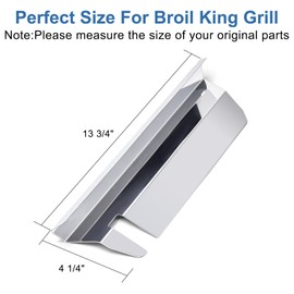 Criditpid Barbecue Replacement Parts for 10222-E401 Broil King Divider Flav-R-Wave, Broil King Flav-R-Wave Stainless Divider for Broil King Signet and Sovereign Gas Grills.