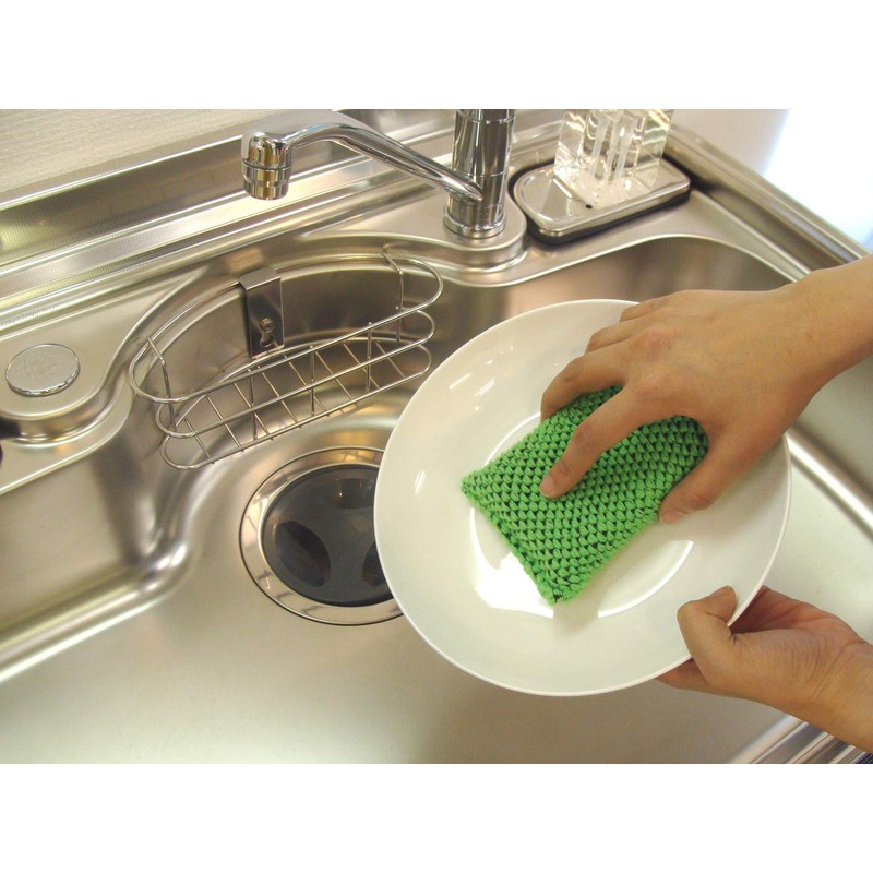 Towa Industries Kitchen Sponge, KN Magical Knit Cleaner, Black