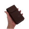 WOONEKY PU Leather Phone Holder with Belt Clip Durable Pouch