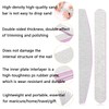 WUBAYI 12pcs Professional Nail Files Set Double Sided Emery Board