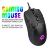 RGB Gaming Mouse 7200DPI USB Mouse Wired 6 Keys ABS