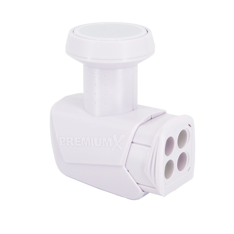 PremiumX Quad LNB Pxqs SE White 0.1 dB Quattro Switch