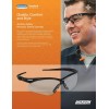 Kimberly-Clark Jackson 25688 V30 Nemesis Safety Glasses, Smoke Mirror Lens,