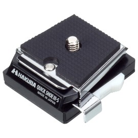 HAKUBA Tripod Accessories Quick Shoe III Small Base and Adapter Set for Digital Camera SLR Camcorder Quick Release Plate HQS3-S 4977187304701