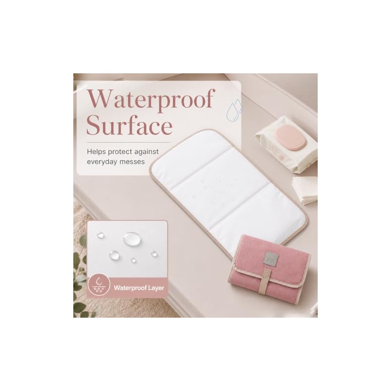 Portable Baby Changing Mat,Waterproof Foldable Baby Changing Pads
