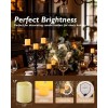 Homemory 12 Pcs Flameless LED Votive Candles Battery Flickering Tea