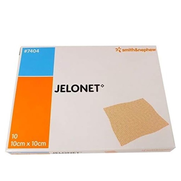 SterlingSquare Jelonet Paraffin Gauze Dressing - 10cm x 10cm Sterile