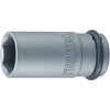 TRUSCO T4-24AL Long Socket for Impact (Drive Angle 0.5 inches