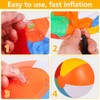 Udbrud Pack of 6 Inflatable Water Balls, 22 cm Rainbow