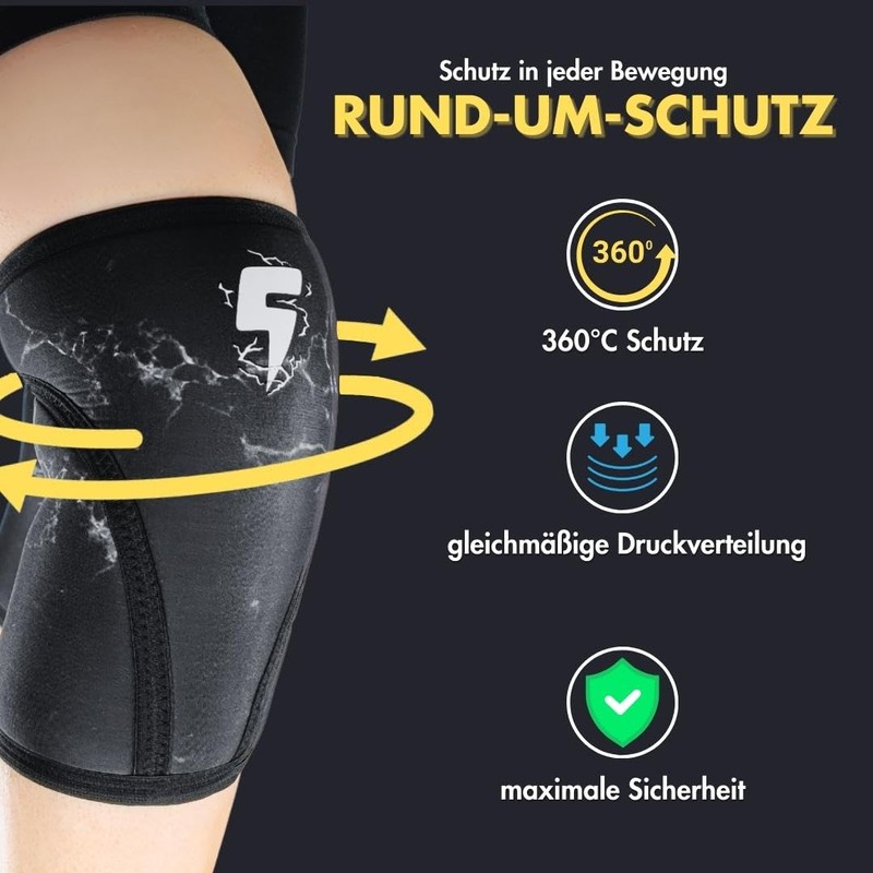 Fasties® Premium Knee Braces / Knee Supports - 7 mm