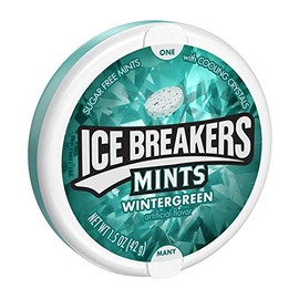 ice breaker Wintergreen - Sugar Free Mints from USA - 42g