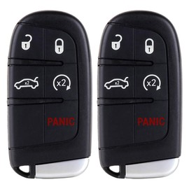 OCPTY 2X Flip Key Entry Remote Control Entry Remote key Fob Transponder Key for 11 12 13 14 15 16 for Chrysler 300 for Dodge for Charger for Jeep for Grand Cherokee M3N32337100 M3N40821302 56046759