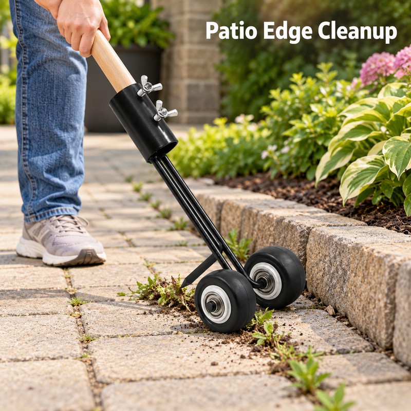 Stand Up Weed Puller for Garden Weeding – Wheeled Root