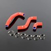 G-PLUS Silicone Radiator Coolant Hose Kit Clamps Compatible with 2004-2007
