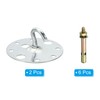 PATIKIL 203lbs 75mm Steel Ceiling Hooks, 2pcs Ceiling Fan Hook