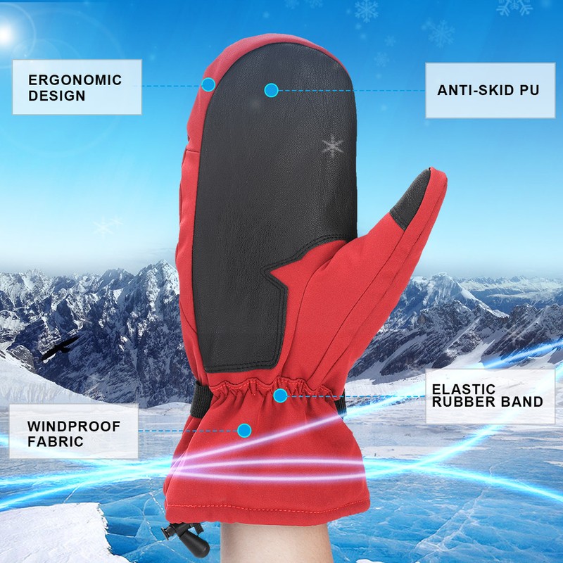 Boodun 1 Pair Unisex Women Men Winter Sports Skiing Snow