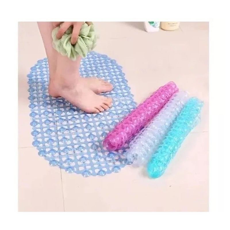 Misorel Tapete Para Baño Adherible Antiderrapante Colores Ducha