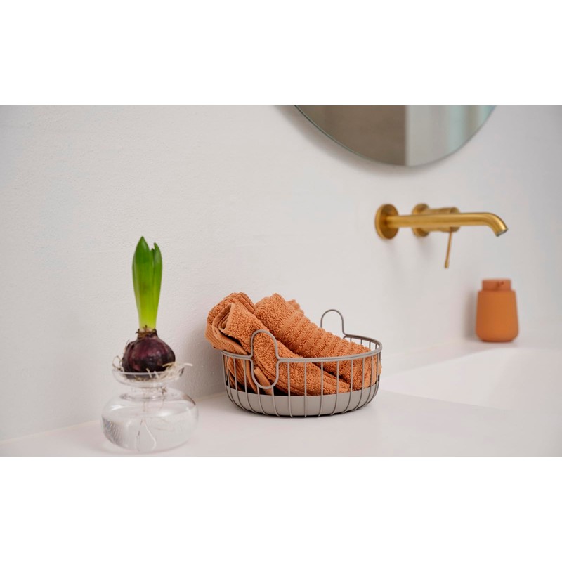 Zone Denmark Inu Small Metal Storage Basket for Kitchen, Bathroom,