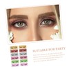FRCOLOR Dense Eyelashes Extension Tool 12 Pairs False Eyelashes Set