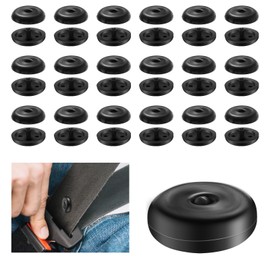 20 Paar Sicherheitsgurt Stopper Universal Gurtstopper Sicherheitsgurt Auto Sicherheitsgurt Gurt Knopf Schwarz Gurtstopper Knopf für die meisten Sicherheitsgurte im Auto