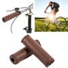 MAGT Bicycle Grips, 1 Pair Faux Leather Bicycle Handlebar Grips