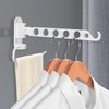 JOLY FANG Foldable Coat Hook, Wall Clothes Rack, Clothes Rack,
