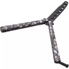 Skull Butterfly Trainer Training Dull Tool Metal knife Practice Stainless