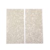 2pcs Inlay Material White Mother of Pearl Shell Blanks Sheet