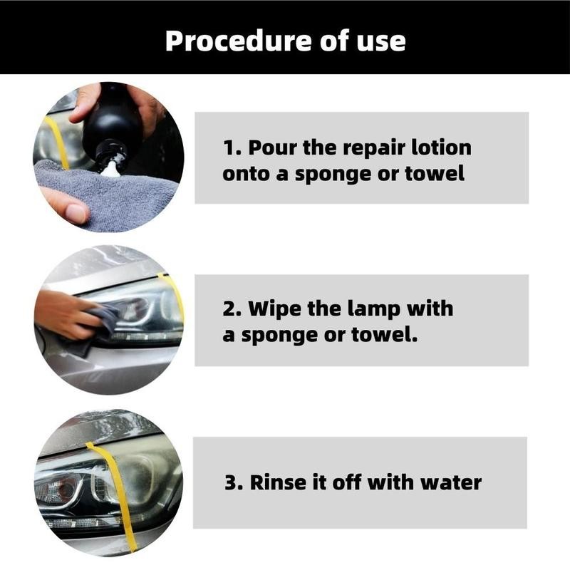 Doeyvose Car Headlight Refurbish Agent, Headlight Refurbish Agent, Professional Car