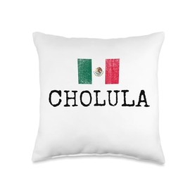 Cholula Mexico Mexican Adventure Travel Women Men City Throw Pillow