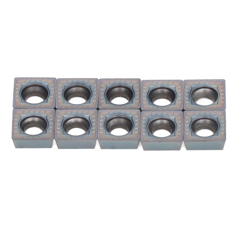 10 Pcs Carbide Milling Inserts Colourful Fine Finished CNC Lathe