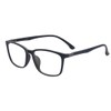 ALWAYSUV Fashion Classic Vintage TR90 Frame Glasses Full Format Clear