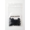 THOR-DARTS 100 rubber rings, black, rubber O-rings, black, suitable for