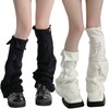 SherryDC Womens Y2k Knit Leg Warmers Harajuku Japanese Long Boot