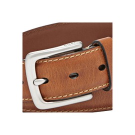 Fossil Men's Aiden Leather Casual Jean Every Day Belt, Size 38, Brown