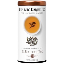The Republic of Tea Black Full-Leaf Loose Tea (Republic Darjeeling Black, 3.5 oz)