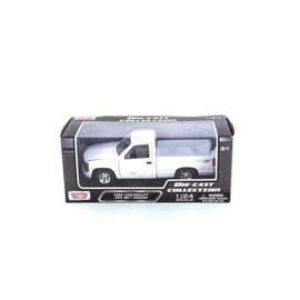 Motor Max 1992 Chevy 454 SS Pickup Truck, White 73203WH - 1/24 Scale Diecast Model Toy Car