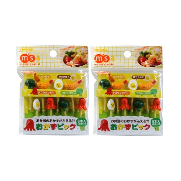 Torne "Bulk Purchase" Character Bento Side Dish Picks, Set of