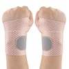 Offtrte 2 Pack Ultra Thin Wrist Support and Compression Wraps