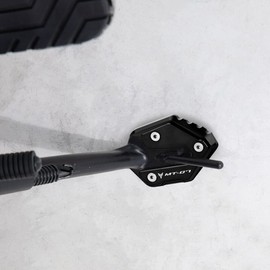 Modern Compatible with MT07 2014-2021 XSR700 2016-2019 Motorcycle Side Stand Extension Enlarge Plate Pad mt 07 mt-07 xsr 700 Accessories (Black)